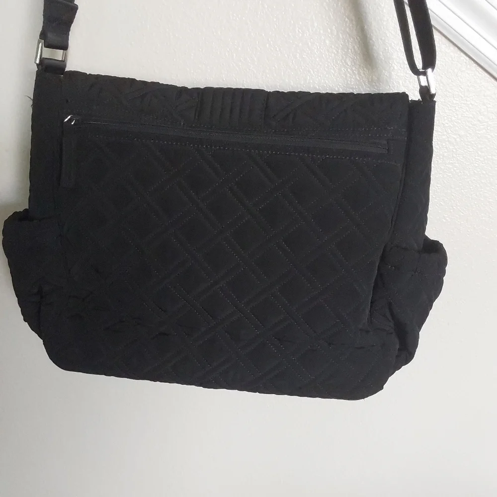 Vera BRADLEY BLACK QUILTED MULTIFUNCTIONAL NWOT BABY‎ DIAPER BAG